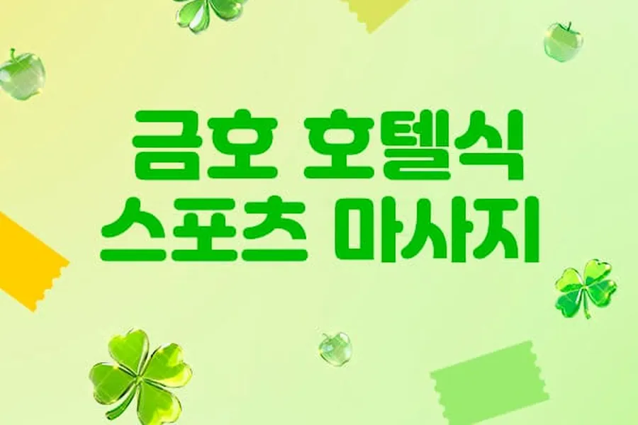 진주시 평거동 금호 호텔식 스포츠마사지 아로마 매장 사진 1